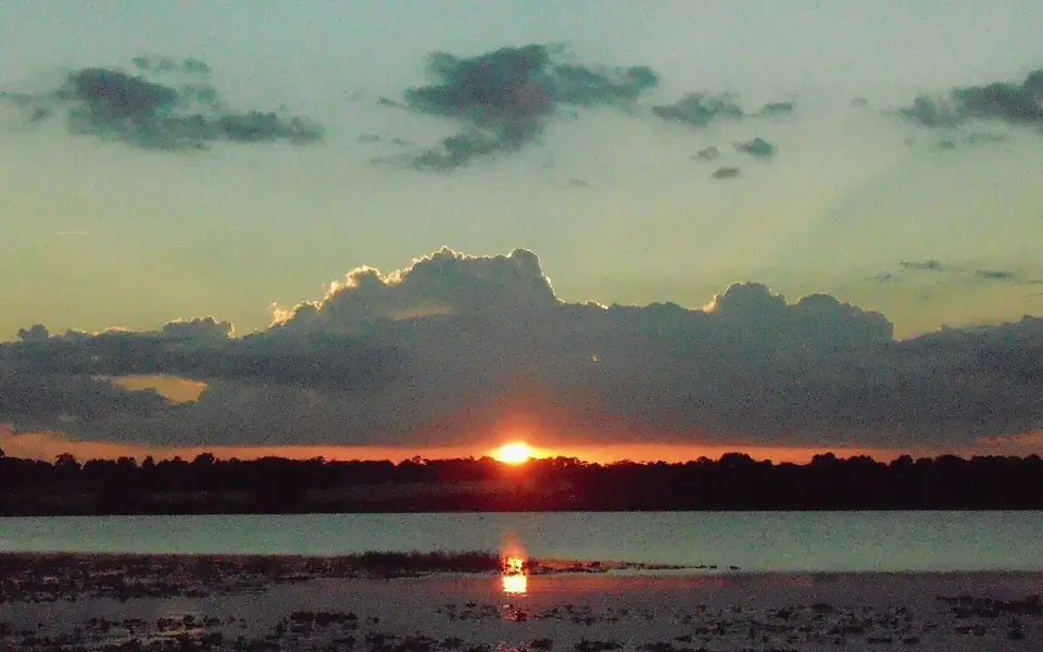 Sunset over Turkey Lake at Bill Frederick (Turkey Lake) Park